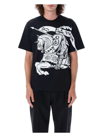 BURBERRY MEN'S KNIGHT PRINT T-SHIRT