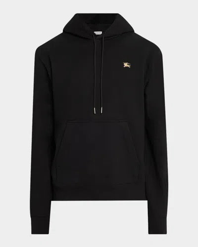 BURBERRY MEN'S KNIGHT STAMP COTTON HOODIE