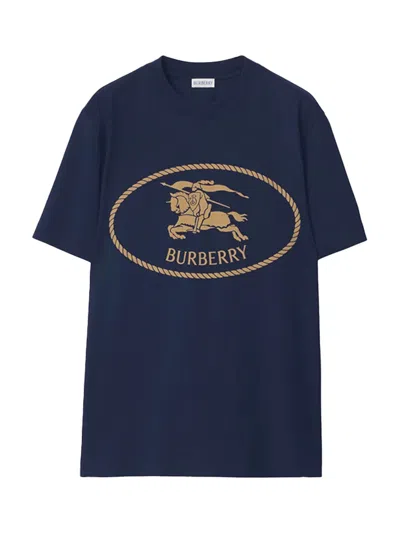 Burberry Men Knight T-shirt Navy