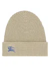 Burberry Knitted Beanie In Green