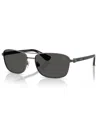 Burberry Men's Large Sunglasses, Be3163 In Matte Grey