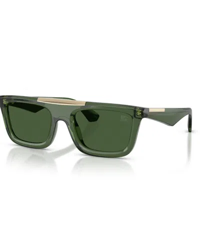 Burberry Men's Large Sunglasses, Be4451u In Dark Green