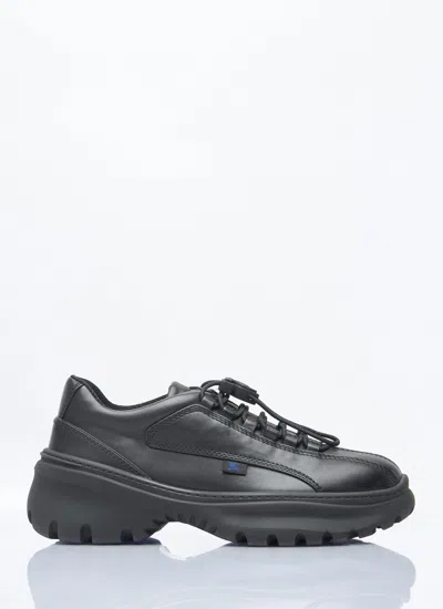 BURBERRY BURBERRY MEN LEATHER SCOOT SNEAKERS