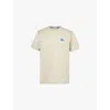 Burberry Ekd-embroidered Cotton T-shirt In Lichen