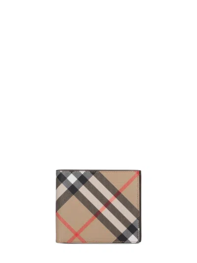 Burberry Men's Light & Natural Wallet In Beige
