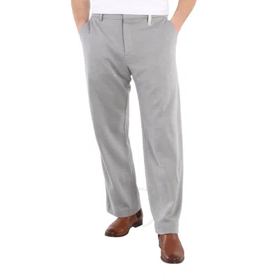 Burberry Men's Light Pebble Grey Cashmere Blend Jersey Wide-leg Pants In Gray