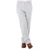 BURBERRY BURBERRY MEN'S LIGHT PEBBLE GREY ENGLISH FIT CRYSTAL EMBROIDERED TECHNICAL LINEN TROUSERS