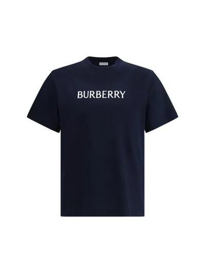 Burberry Men Lightweight Cotton Jersey T-shirt In Blue