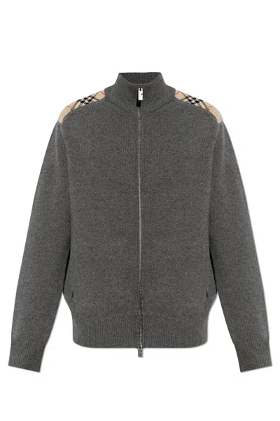 Burberry Men's Lightweight Spring Jacket In Gray