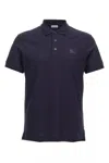 Burberry Men Logo Embroidery Polo Shirt