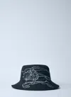 Burberry Men Logo Motif Bucket Hat In Black