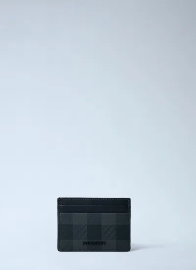 Burberry Men Logo Motif Cardholder In Blue