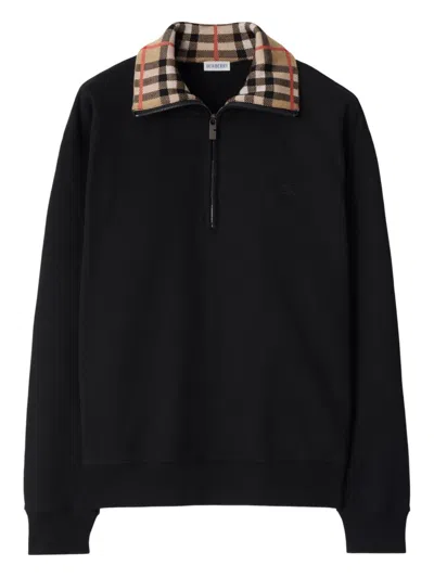 BURBERRY BURBERRY MEN LONG SLEEVES POLO WITH LOGO