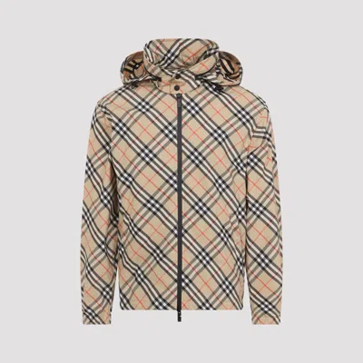 Burberry Men's Markham Check Sport Jacket In Brown