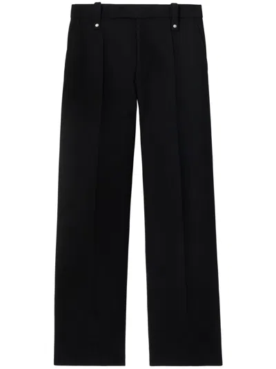 Burberry Men's Military Matching Trousers In Black