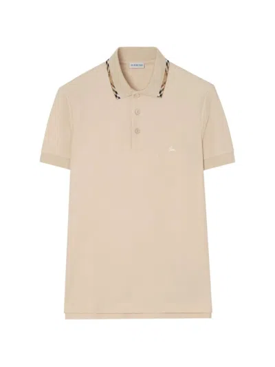 Burberry Men's Mini Polo Eddie For Ss26 In Burgundy