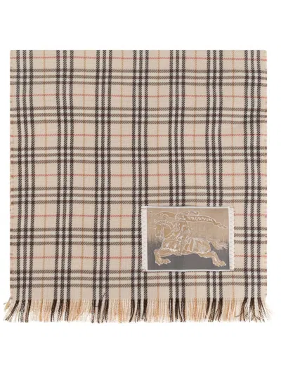 Burberry Men's Mini Reversible Tiny Scarf In White