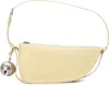 Burberry Mini Shield Leather Shoulder Bag In White