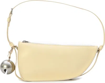 Burberry Men's Mini Shield Sling Bag In White