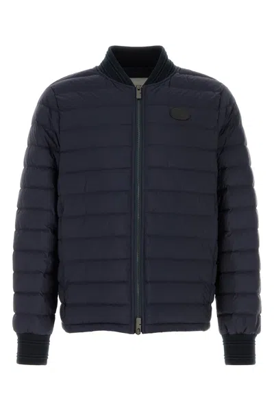 BURBERRY BURBERRY MEN NAVY BLUE NYLON DOWN JACKET