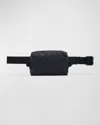 Burberry Check Jacquard Nylon Blend Belt Bag In Black