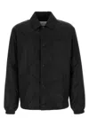 Burberry Nylon Jacket With Collar And Elastic Cuffs In Black