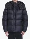 Burberry Down Jacket With Detachable Sleeves In Black