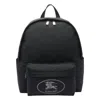 Burberry Black Backpack With Spacious Design And Padded Straps
