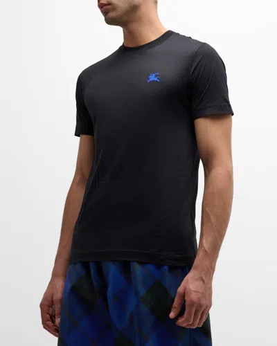 Burberry Slim Ekd T-shirt In Black