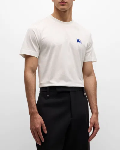 Burberry Cotton Ekd T-shirt In Salt