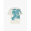 Burberry Ekd Cotton T-shirt In Plaster
