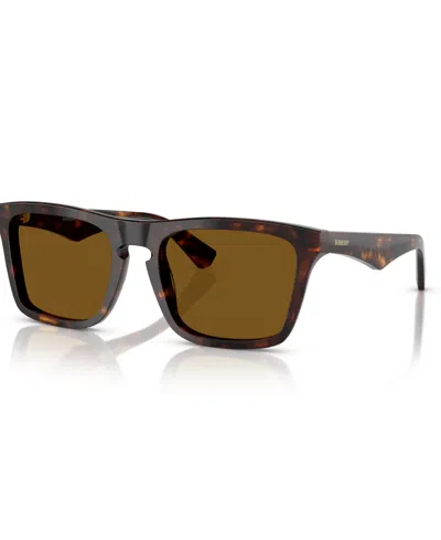Burberry Men's Polarized Sunglasses Be4434 In Dark Brown Polar