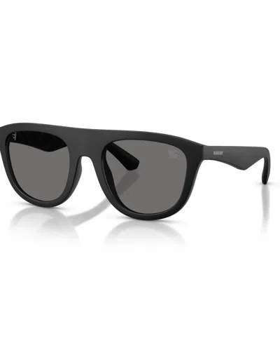 Burberry Men's Polarized Sunglasses, Be4459u In Black
