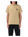 Burberry Men's Polo Shirt In Cracker
