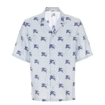 Burberry Ekd Tb-monogram Pyjama Shirt In Multicolor