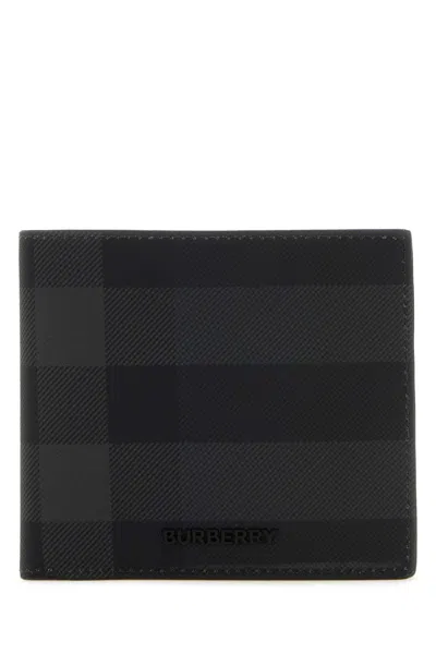 Burberry Men Printed Canvas Wallet In Multi