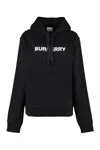 Burberry Black Cotton Sweatshirt In Black