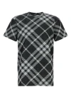 Burberry Nova Check Short Sleeved Crewneck T-shirt In Multicolor