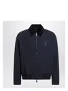 Burberry Quilted Jacket Navy Blue In Nylon In Blue