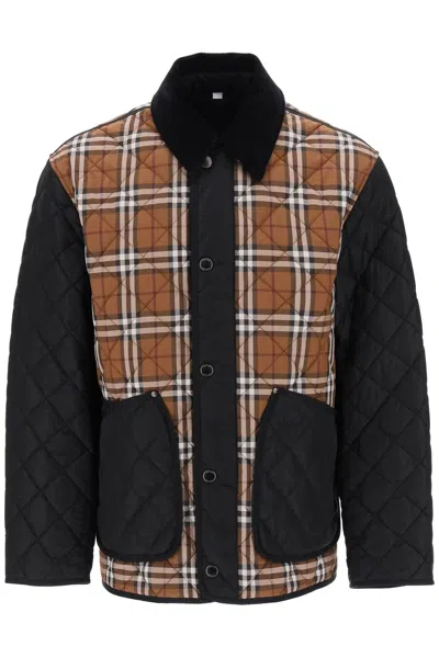 Burberry Weavervale Quilted Jacket In Multicolor