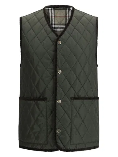 BURBERRY MEN'S QUILTED VEST