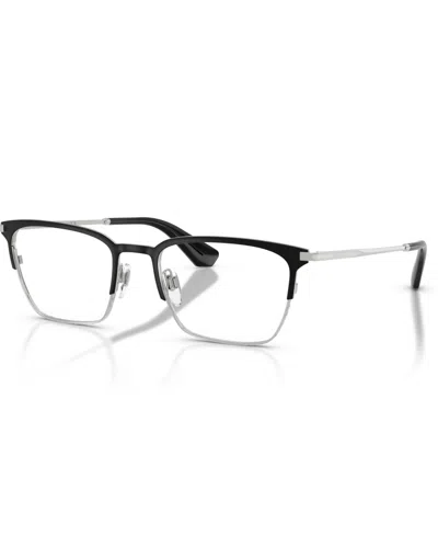 Burberry Men's Rectangle Eyeglasses, Be1401 In Black