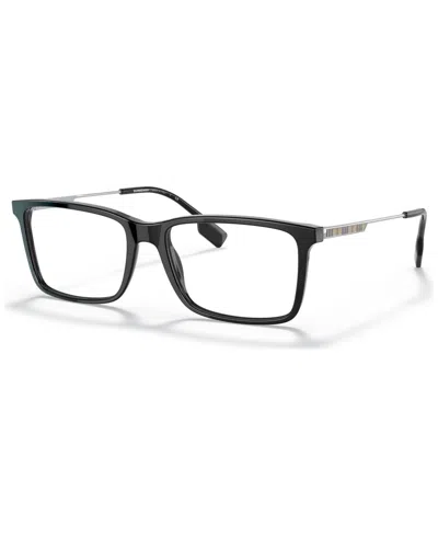 Burberry Men's Rectangle Eyeglasses, Be233957-o In Black