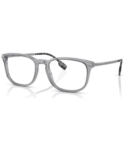 Burberry Men's Rectangle Eyeglasses, Be236954-o In Gray