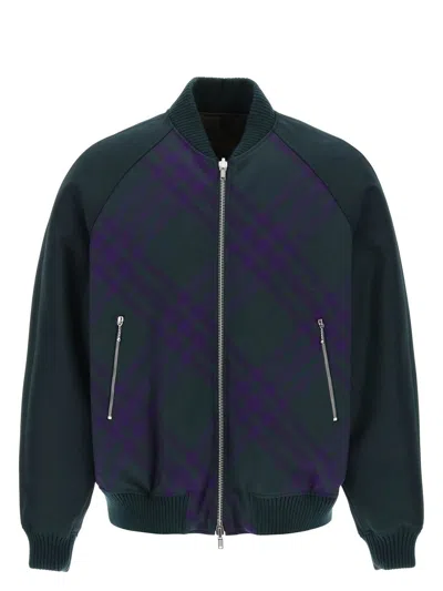 BURBERRY MEN'S REVERSIBLE BOMBER JACKET | SIZE XL | 8078899