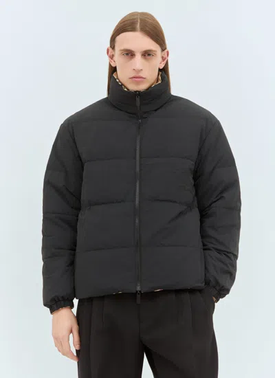 Burberry Reversible Check Jacket In Cream