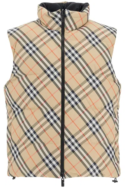 BURBERRY MEN'S REVERSIBLE PADDED VEST