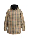 Burberry Checked Reversible Hooded Jacket