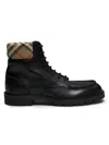 Burberry Men Black Leather Boots, 7 Luxury Boots For Men Darveys In Black