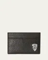 Burberry B-shield Card Holder In Slate